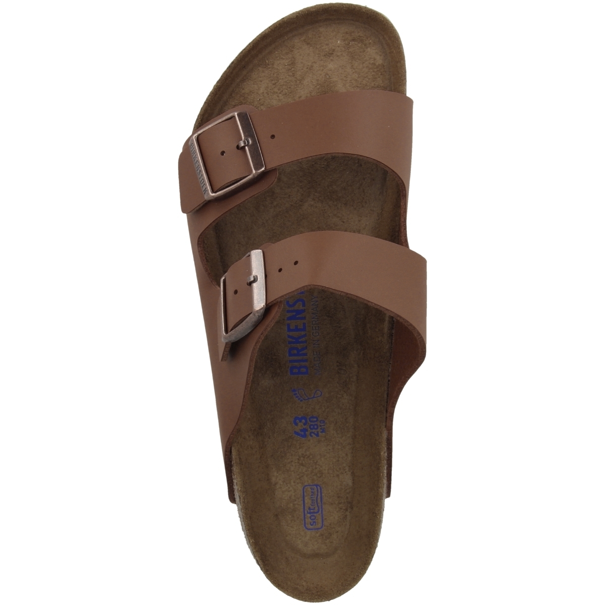 Birkenstock Arizona SFB Birko-Flor Sandale Weichbettung normal braun