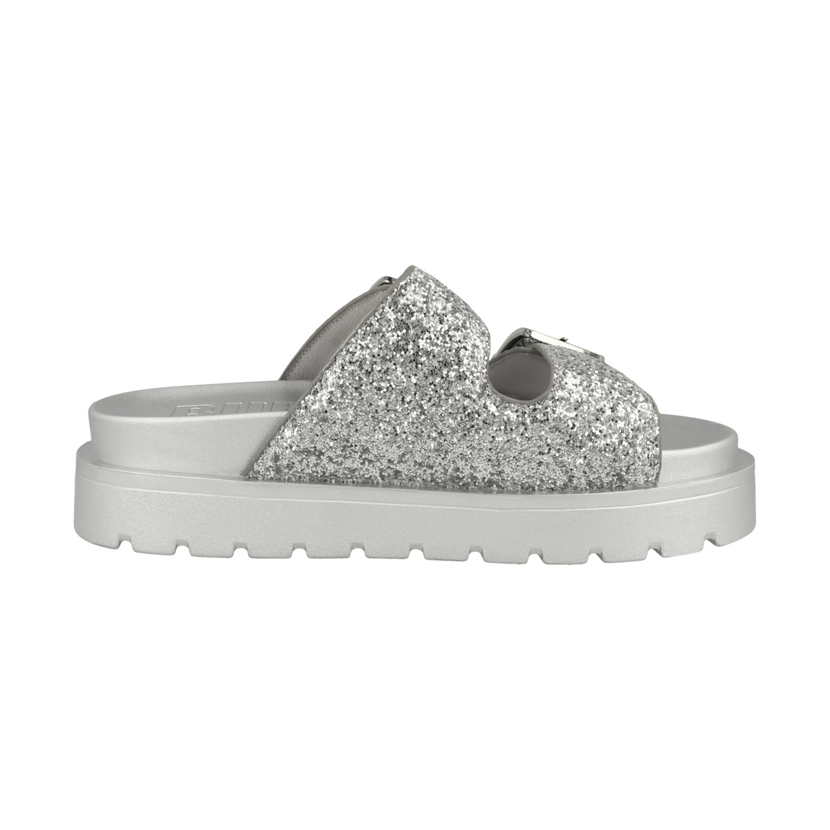 Buffalo Raya Ari Glam Pantolette silber