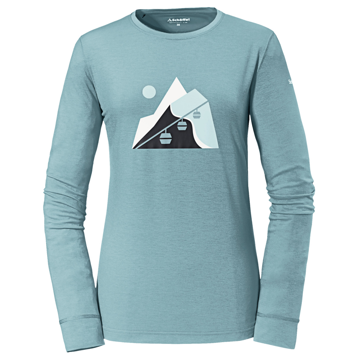 Schöffel Longsleeve Glogghus L Langarmshirt hellblau Schöffel Longsleeve Glogghus L Langarmshirt hellblau