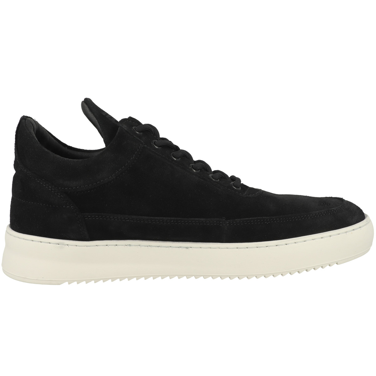 Filling Pieces Low Top Suede Organic Sneaker low schwarz
