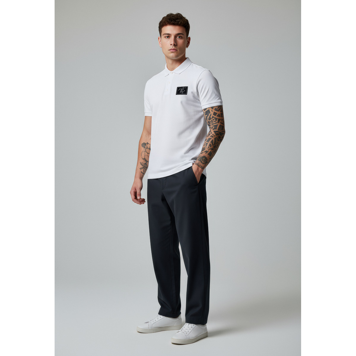 KARL LAGERFELD 745420 Poloshirt weiss