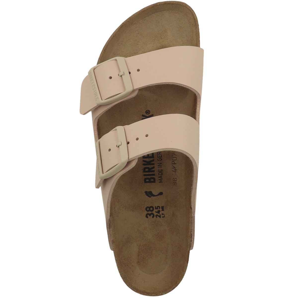 Birkenstock Arizona Birko-Flor Sandale schmal beige