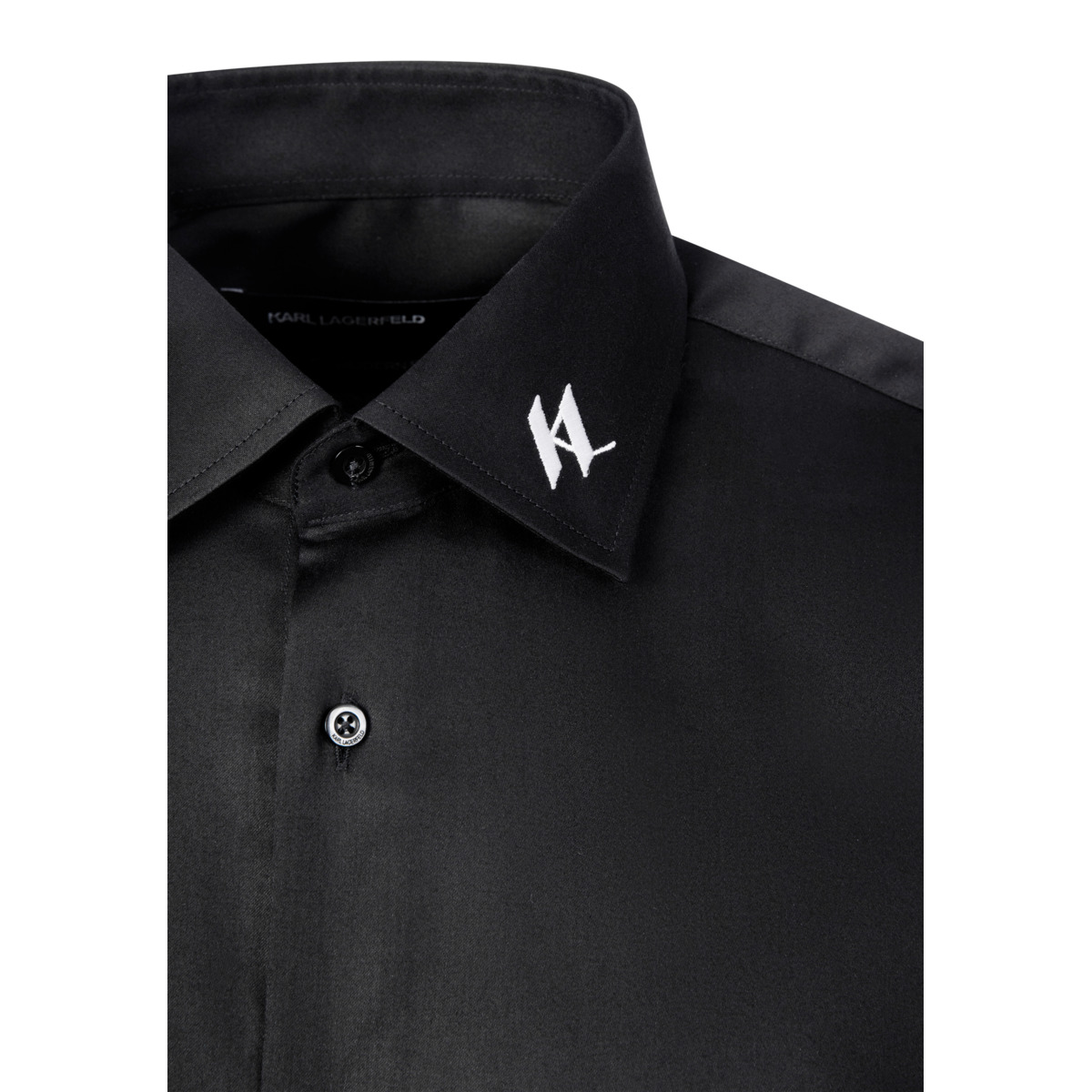 KARL LAGERFELD 605041 Hemd schwarz