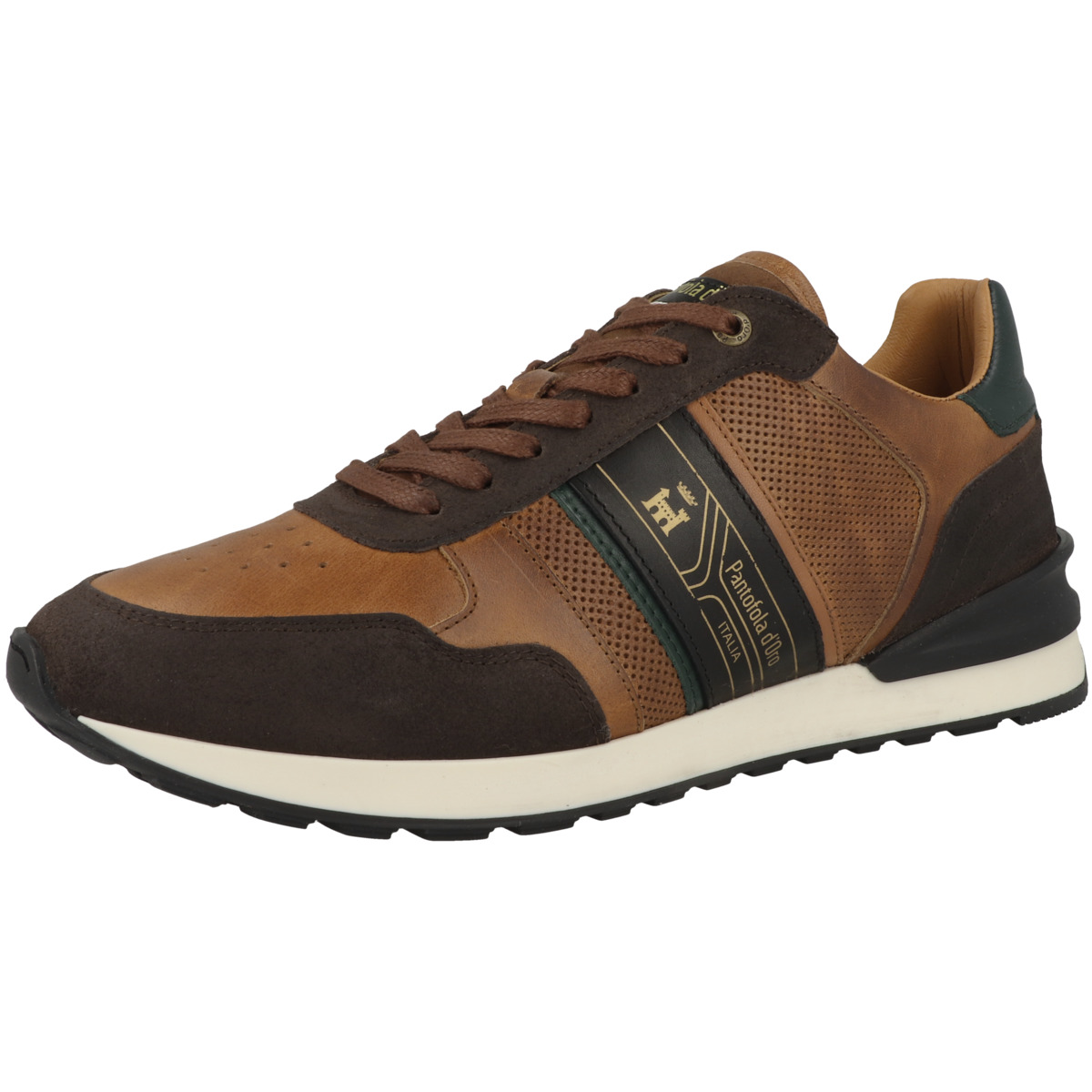 Pantofola d Oro Ponte Runner Uomo Low Sneaker braun