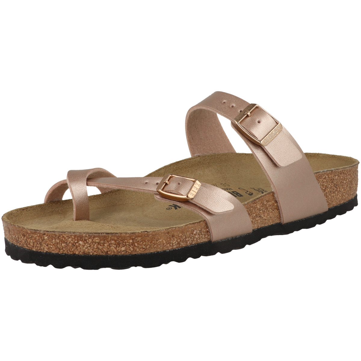 Birkenstock Mayari Birko-Flor Metallic Sandale normal braun