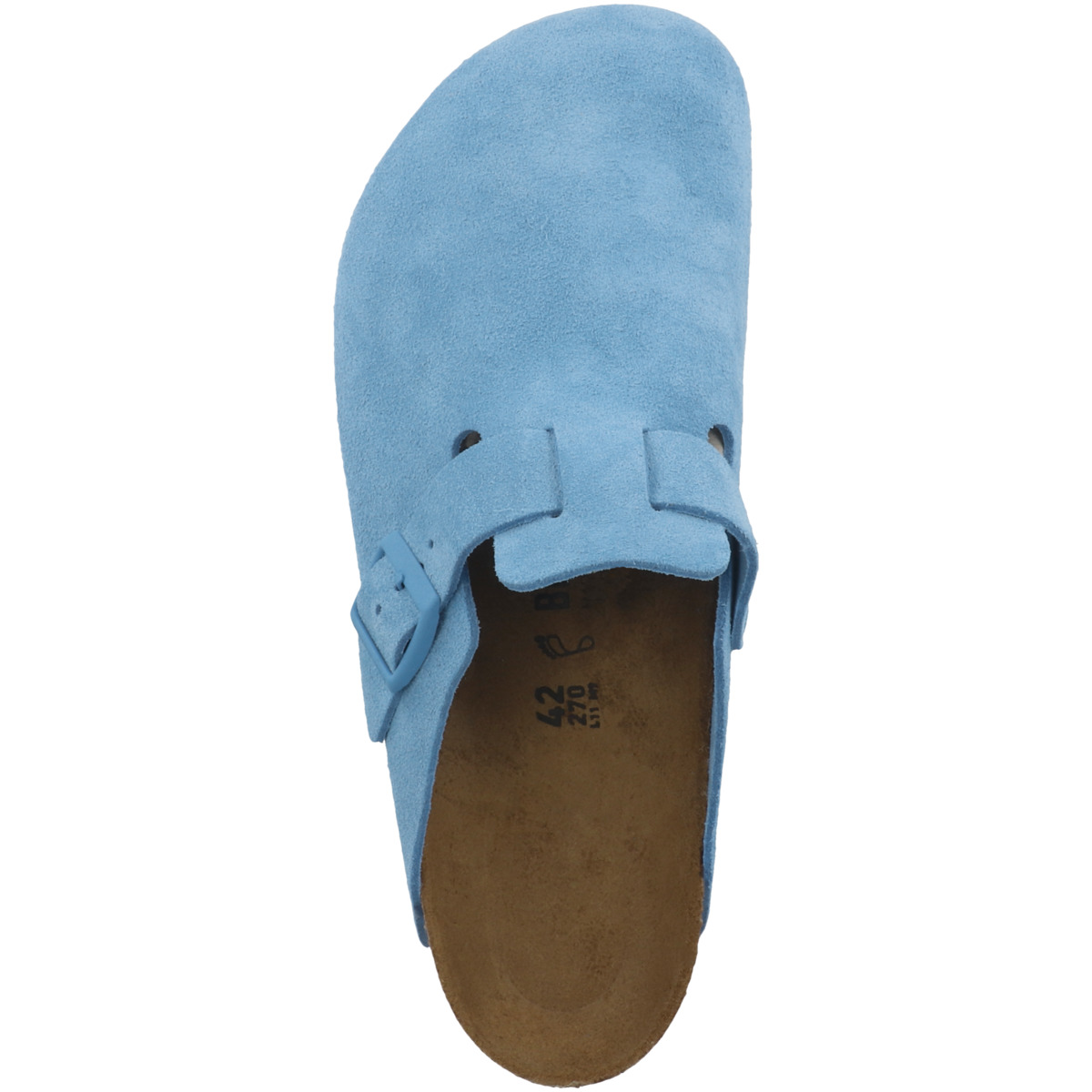 Birkenstock Boston Veloursleder Clogs normal blau Birkenstock Boston Veloursleder Clogs normal blau