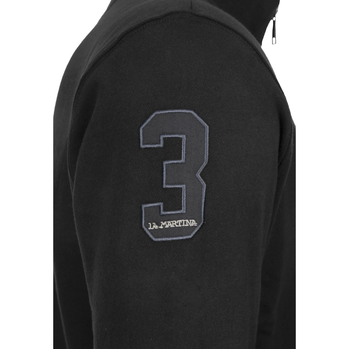 La Martina MBF301 Sweatjacke schwarz