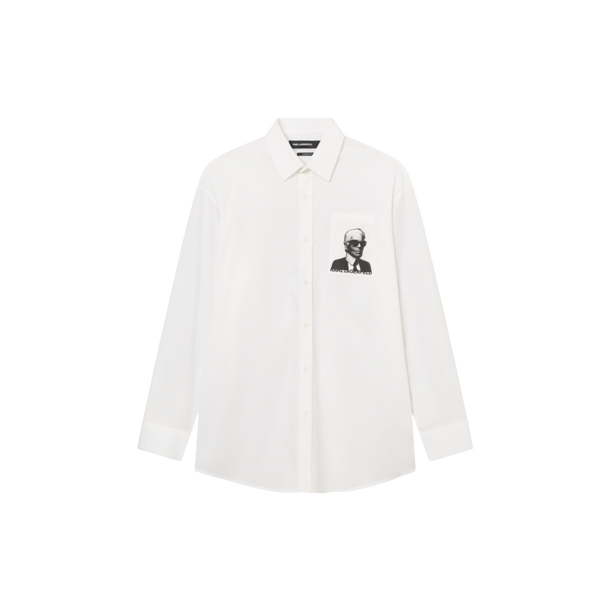 KARL LAGERFELD 605924 Hemd weiss