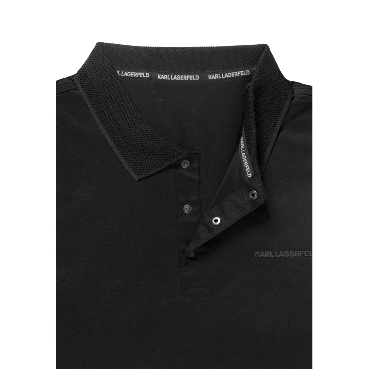 KARL LAGERFELD 745004 Poloshirt schwarz