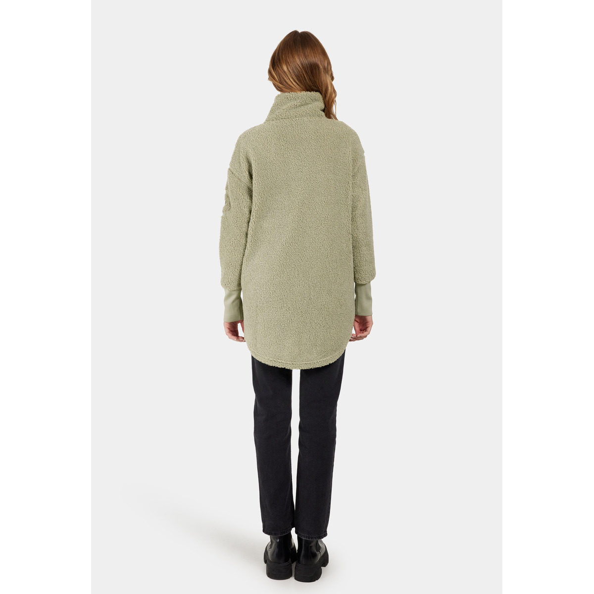 Didriksons Sally WNS Fleecejacke hellgruen