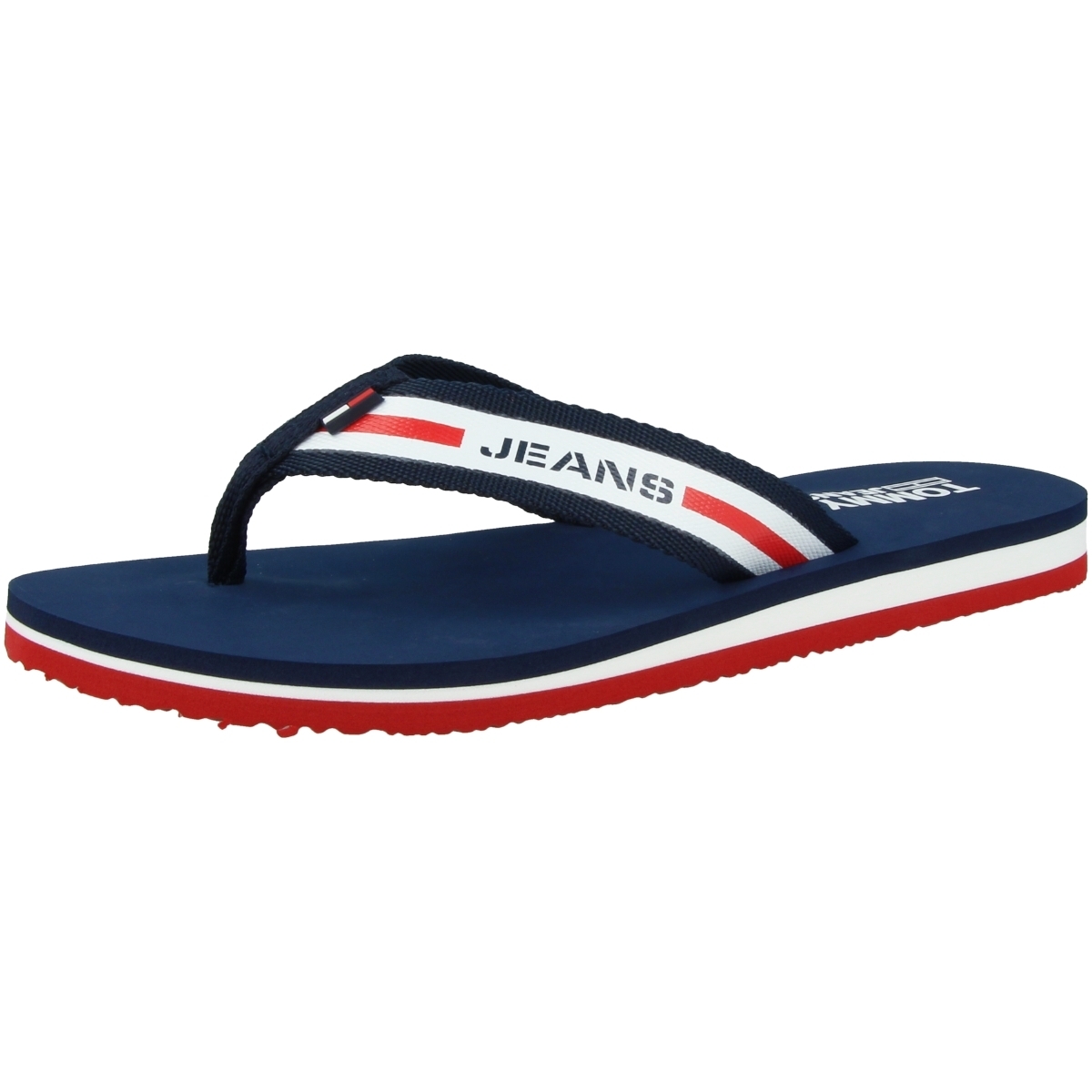 Tommy Hilfiger Tommy Jeans Chunky Tape Flat Beach Sandal Zehensandale blau