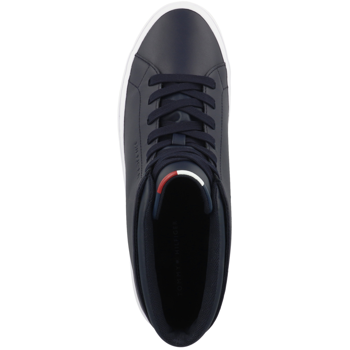 Tommy Hilfiger Prep Vulc High Leather Sneaker dunkelblau