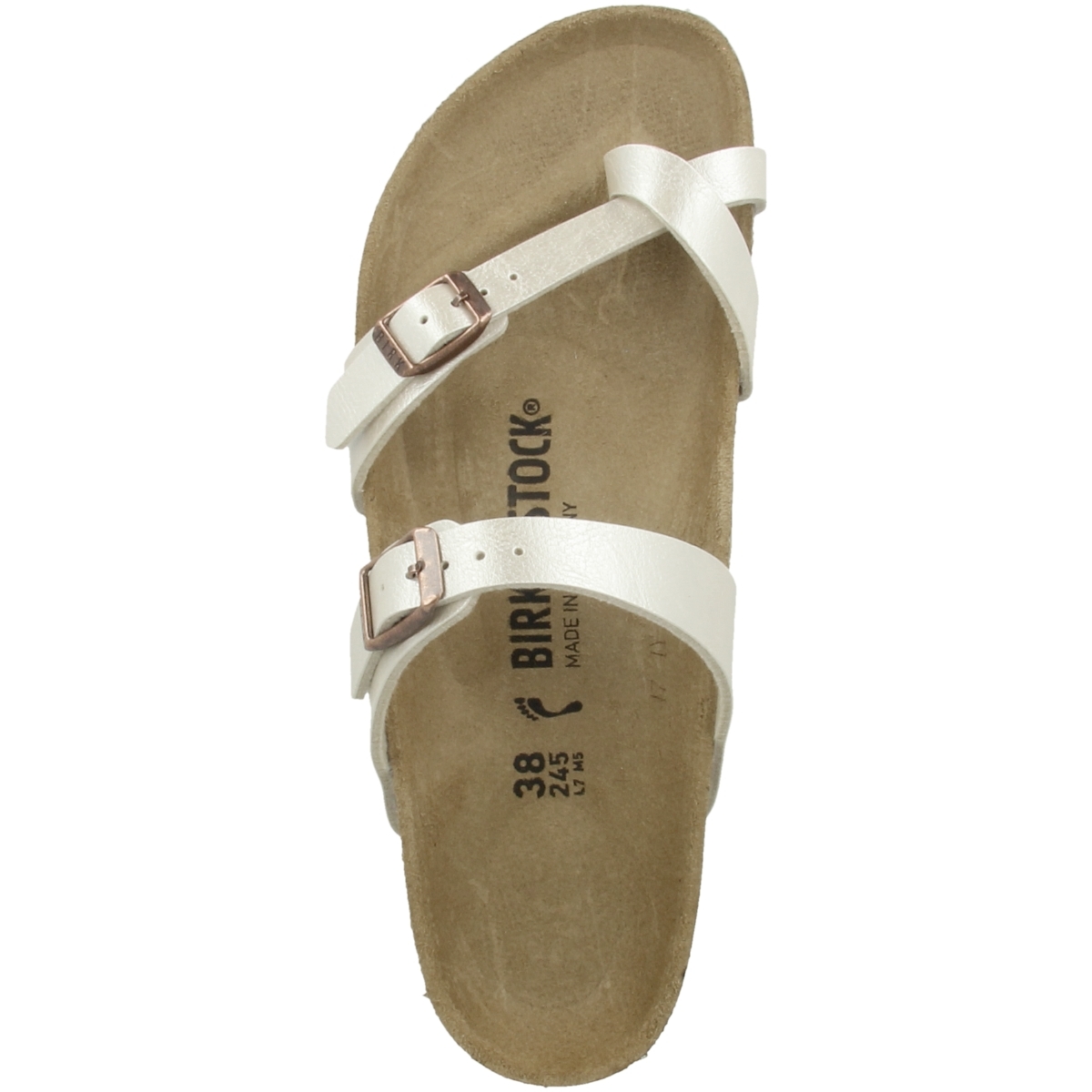 Birkenstock Mayari Birko-Flor Sandale schmal weiss Birkenstock Mayari Birko-Flor Sandale schmal weiss