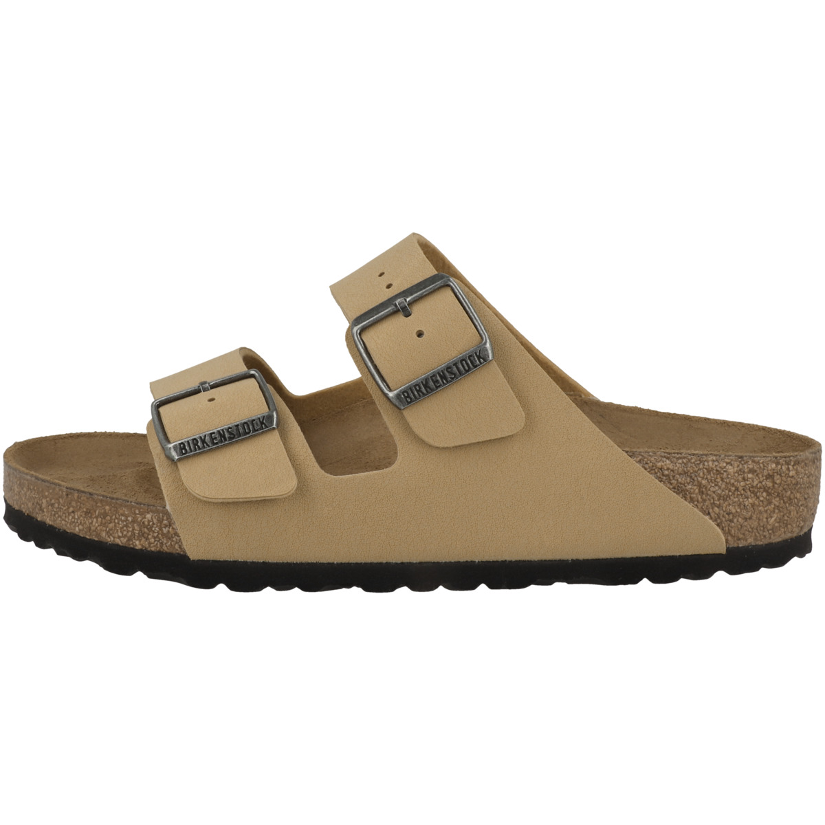 Birkenstock Arizona Birko-Flor Nubuk Sandale normal hellbraun