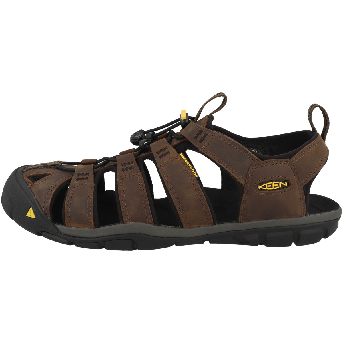 Keen Clearwater CNX Leather Sandale braun