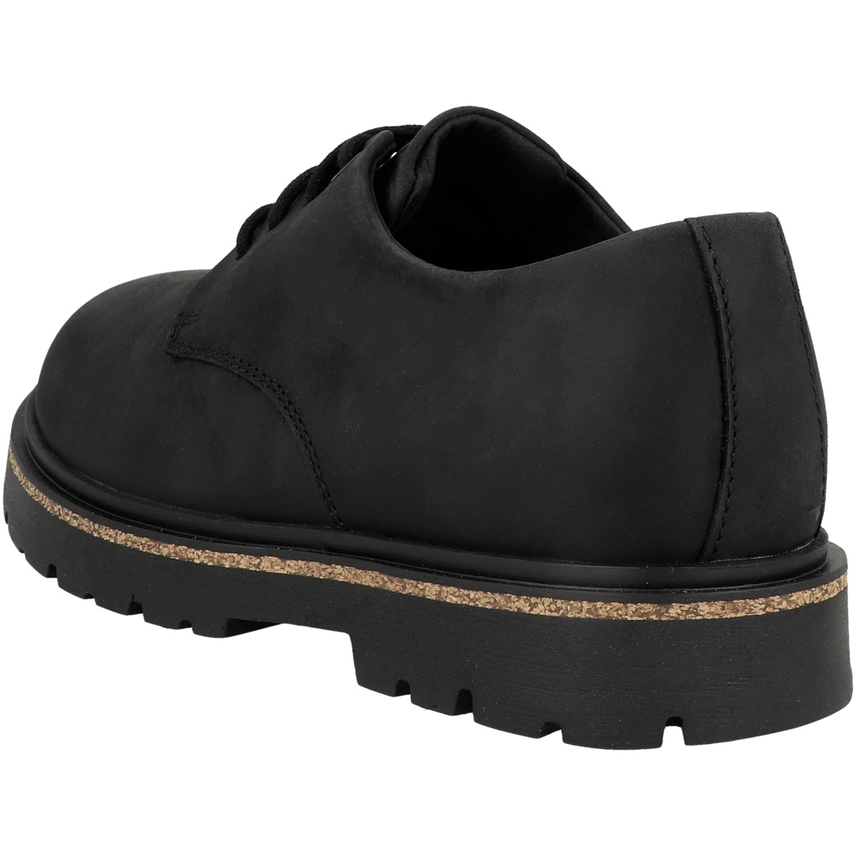 Birkenstock Highwood Lace Low geöltes Leder Schürschuhe normal schwarz