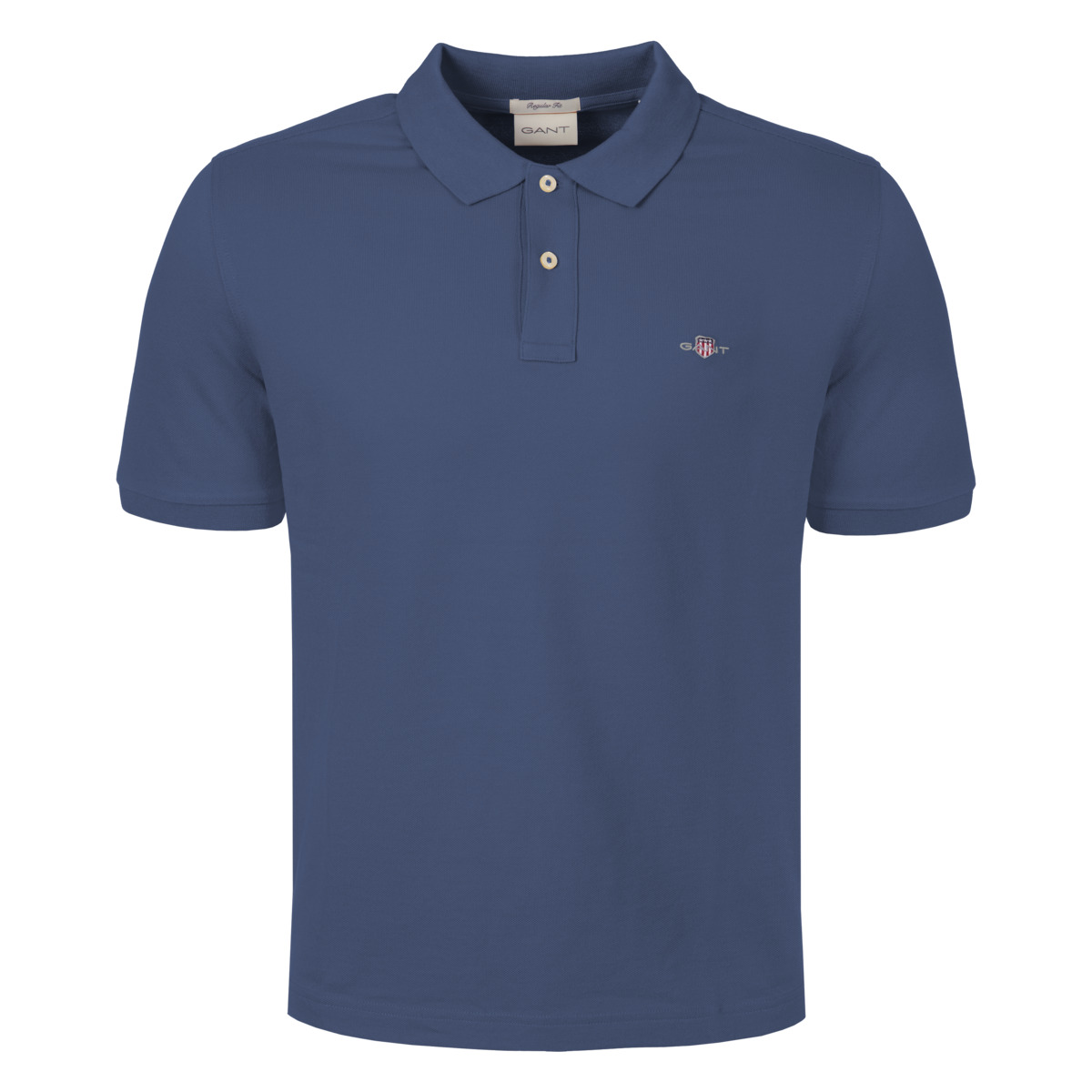 GANT Reg Shield SS Pique Poloshirt blau