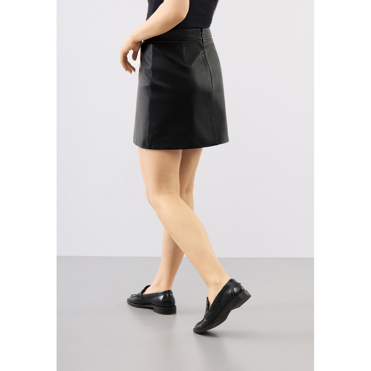 Bolongaro Trevor Peyton Skirt Lederrock schwarz