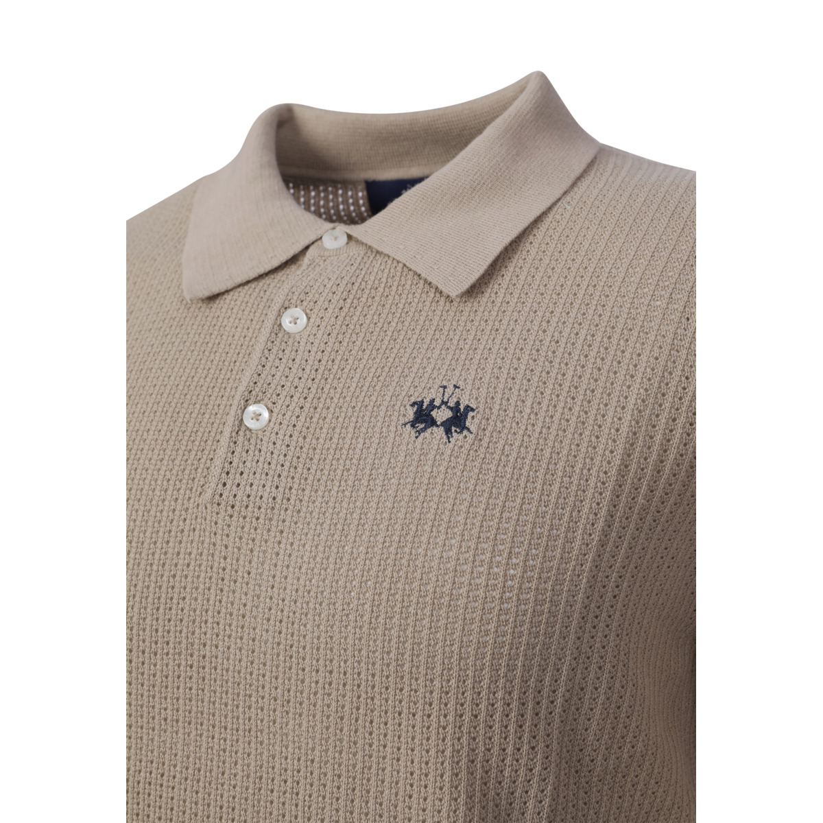 La Martina MCS012 Poloshirt beige