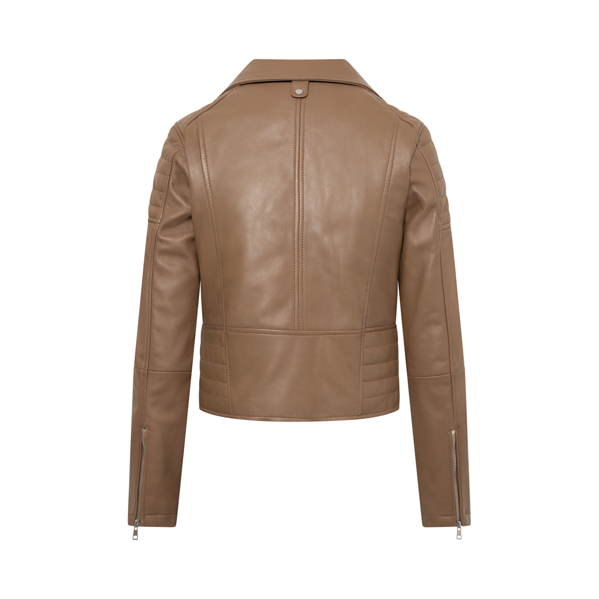 Bolongaro Trevor Jasmine Biker Lederjacke braun