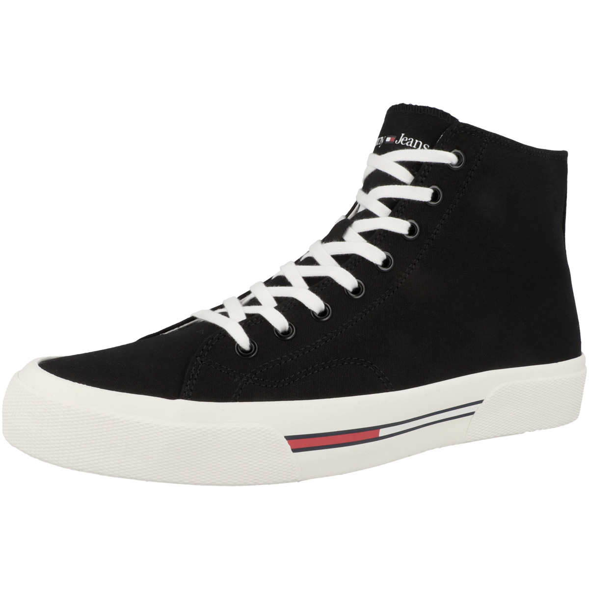 Tommy Hilfiger Tommy Jeans Mid Canvas Color Sneaker schwarz Tommy Hilfiger Tommy Jeans Mid Canvas Color Sneaker schwarz