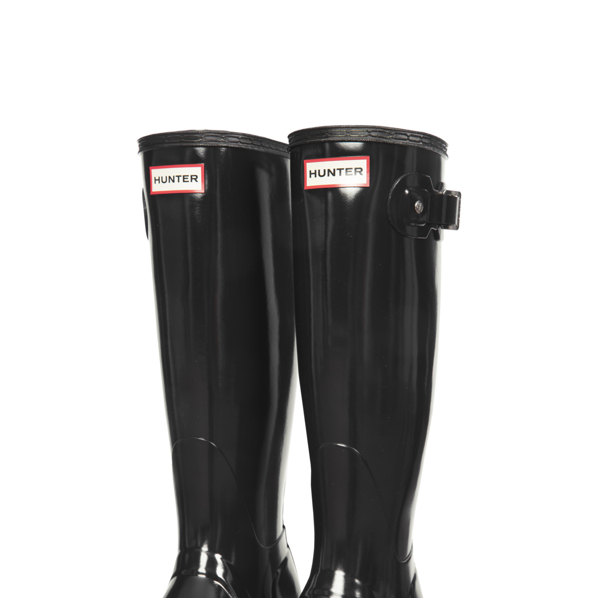 Hunter Womens Original Tall Gloss Boot Gummistiefel schwarz