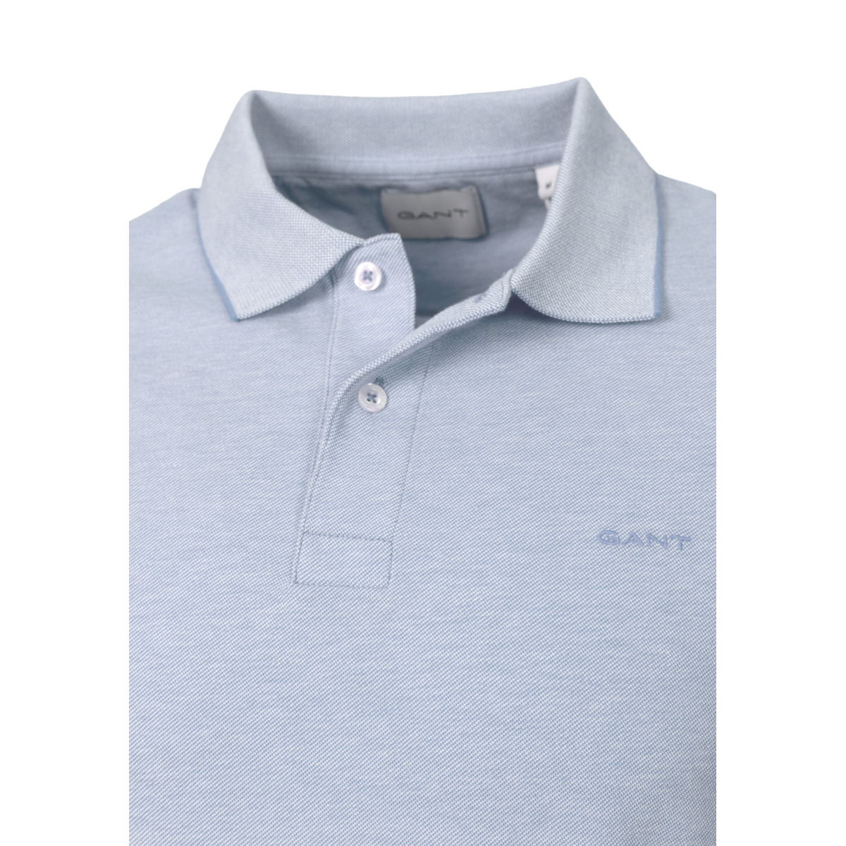 GANT 2 Tone SS Poloshirt hellblau