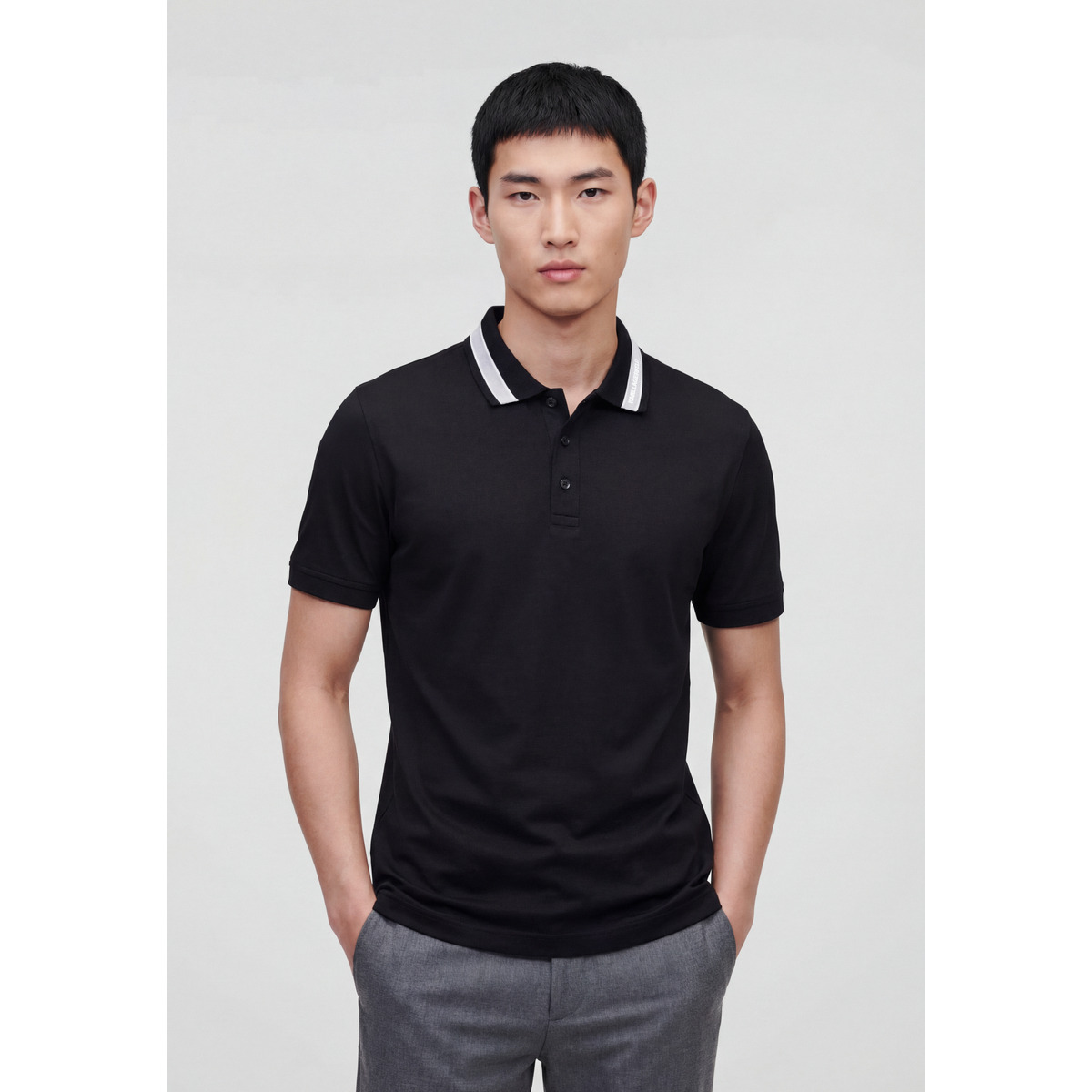 KARL LAGERFELD 745001 Poloshirt schwarz