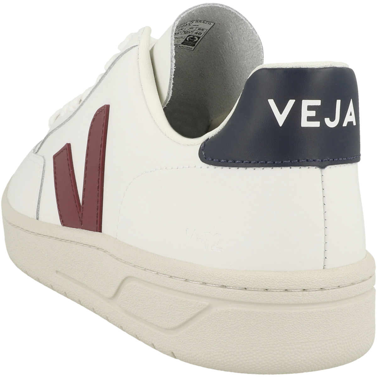 VEJA V-12 Leather Sneaker low weiss