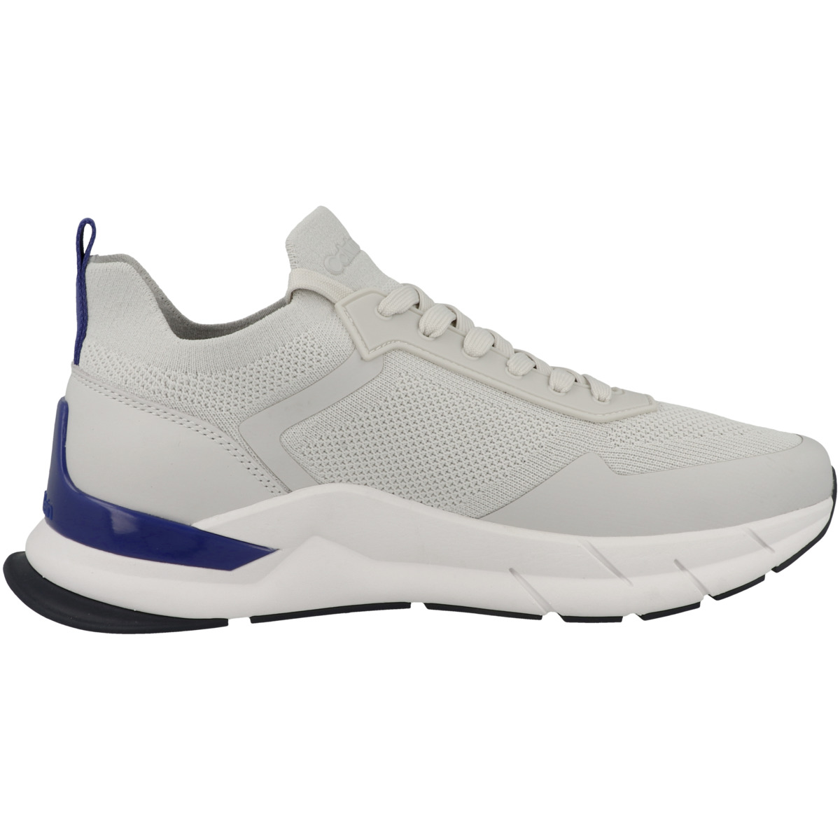 Calvin Klein Low Top Lace Up Mix Sneaker hellgrau Calvin Klein Low Top Lace Up Mix Sneaker hellgrau