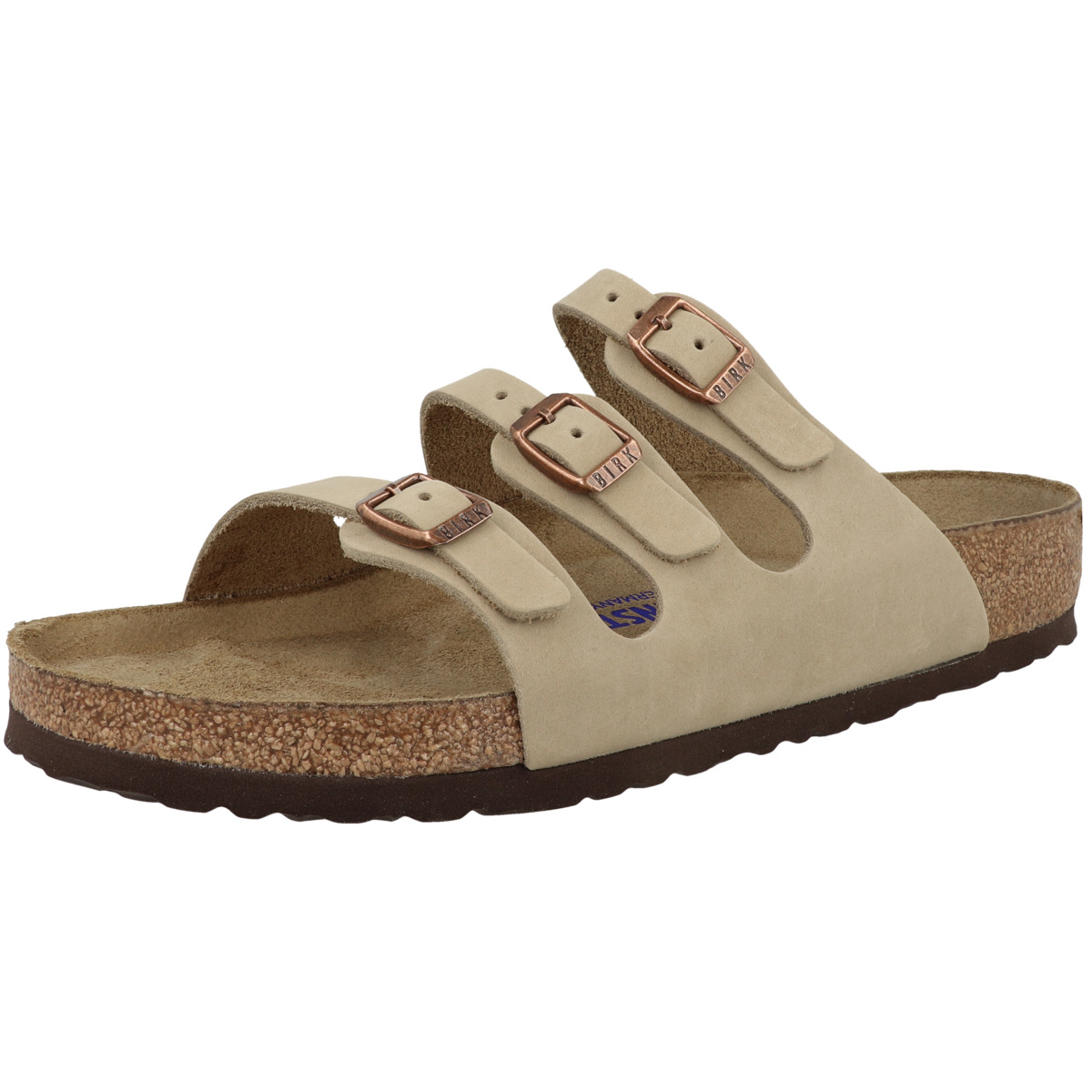 Birkenstock Florida SFB geöltes Nubukleder Sandale Weichbettung normal braun Birkenstock Florida SFB geöltes Nubukleder Sandale Weichbettung normal braun
