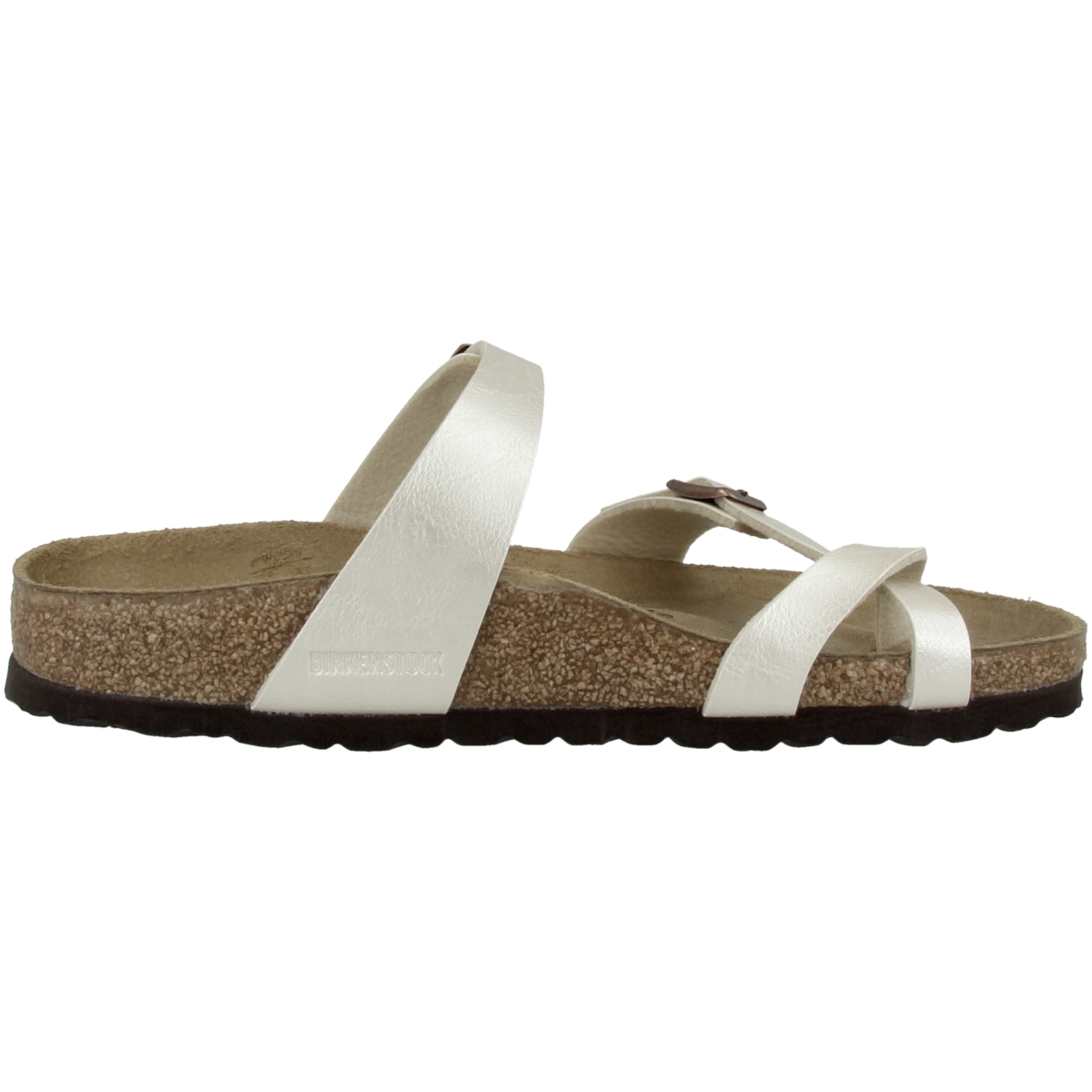 Birkenstock Mayari Birko-Flor Sandale schmal weiss Birkenstock Mayari Birko-Flor Sandale schmal weiss