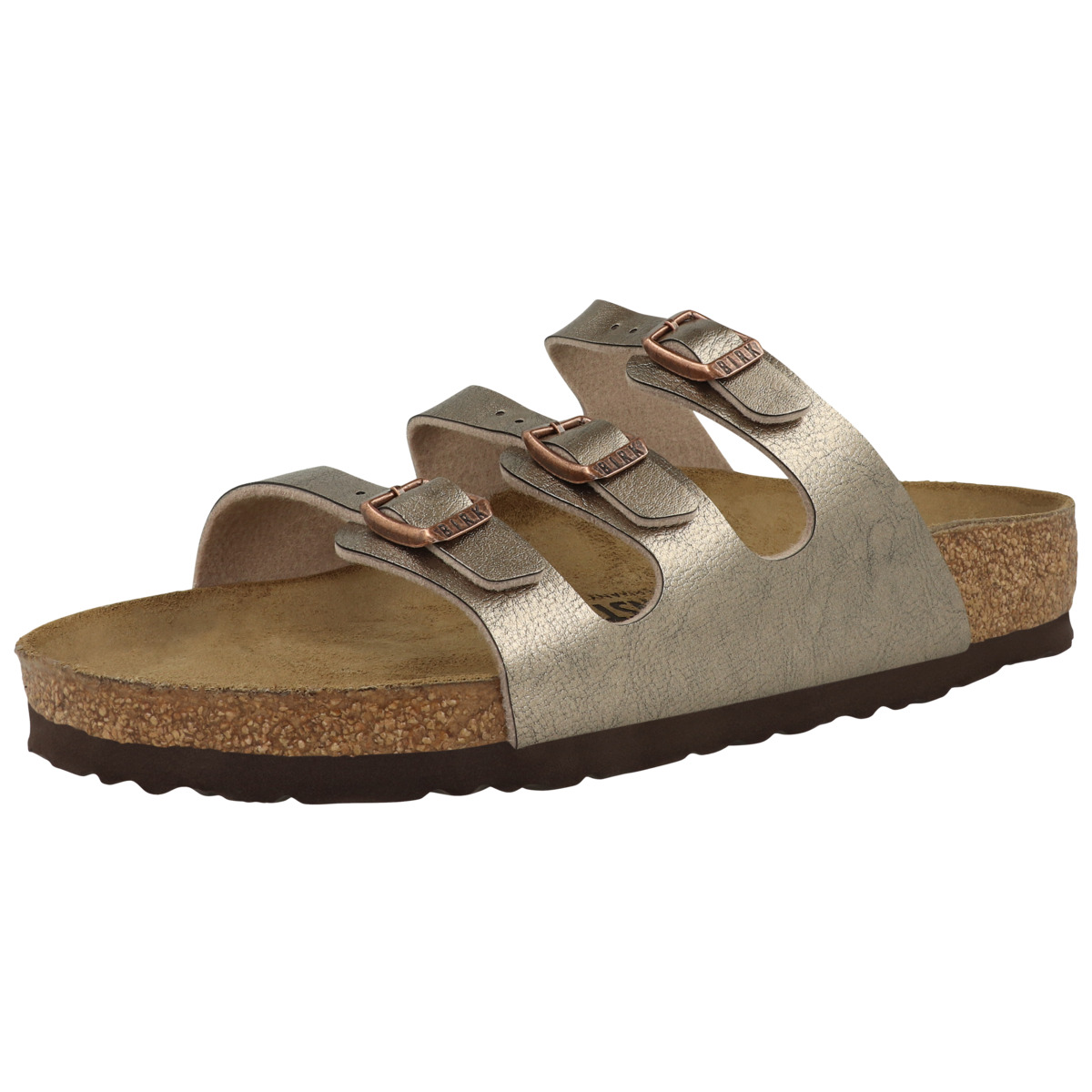 Birkenstock Florida Birko-Flor Graceful Sandale normal hellbraun