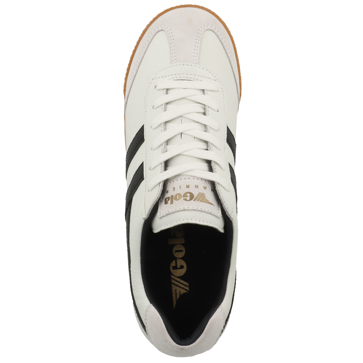 Gola Harrier Leather Sneaker low weiss