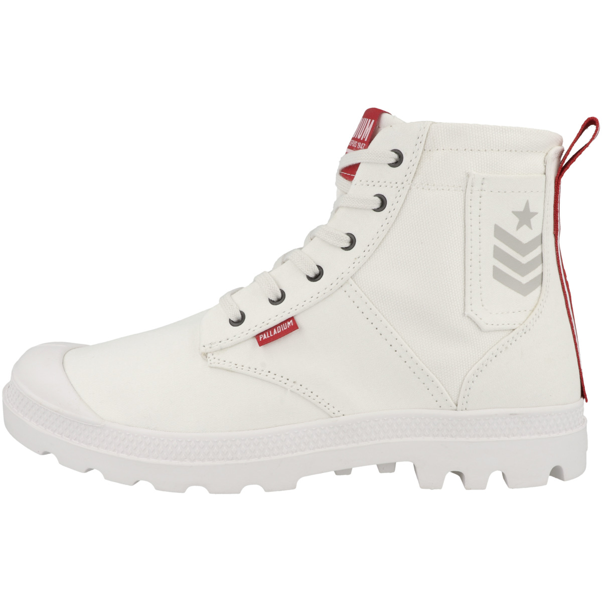 Palladium Pampa Hi Army Boots weiss