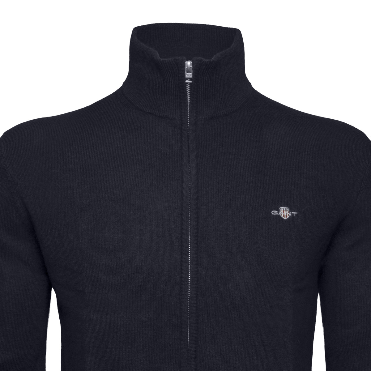 GANT Extrafine Lambswool Zip Cardigan Jacke dunkelblau
