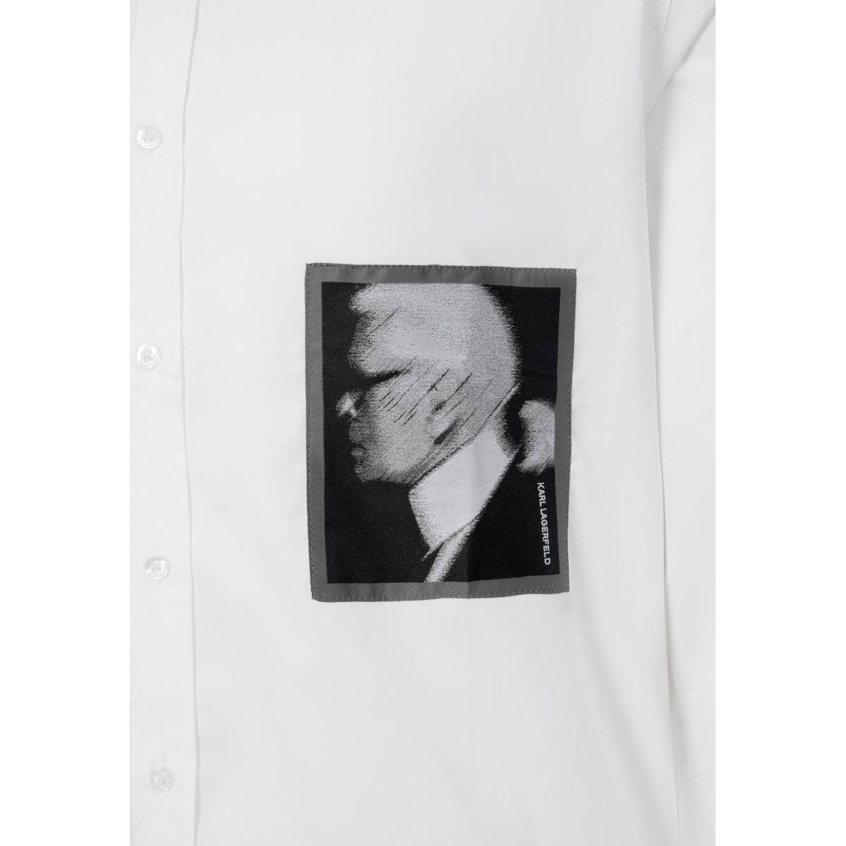 KARL LAGERFELD 605935 Hemd weiss