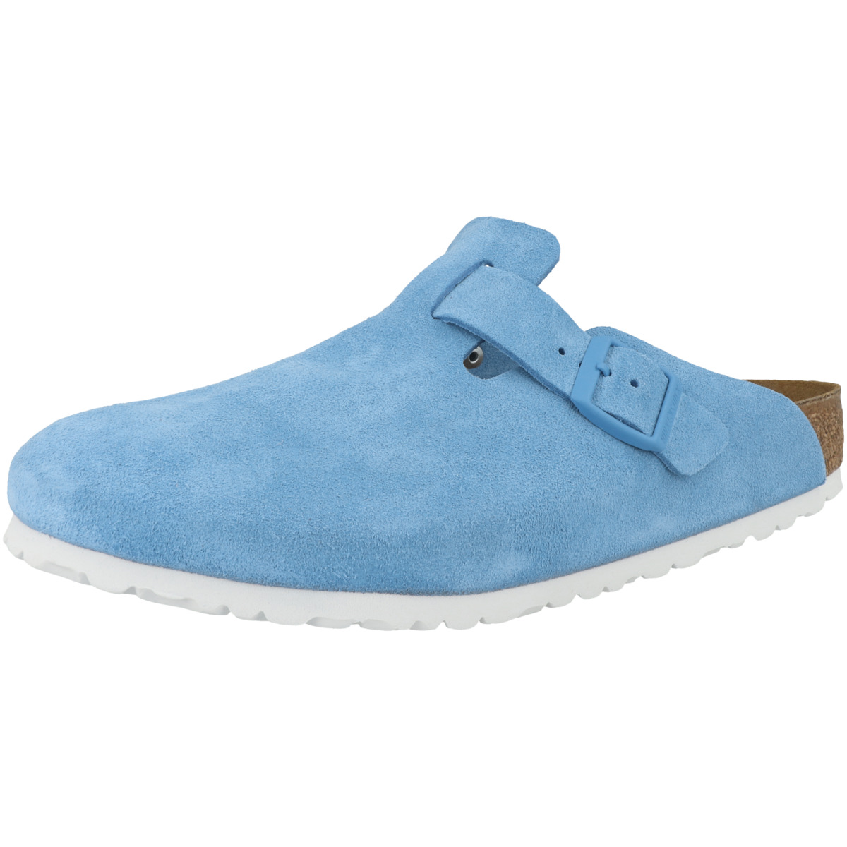 Birkenstock Boston Veloursleder Clogs normal blau Birkenstock Boston Veloursleder Clogs normal blau