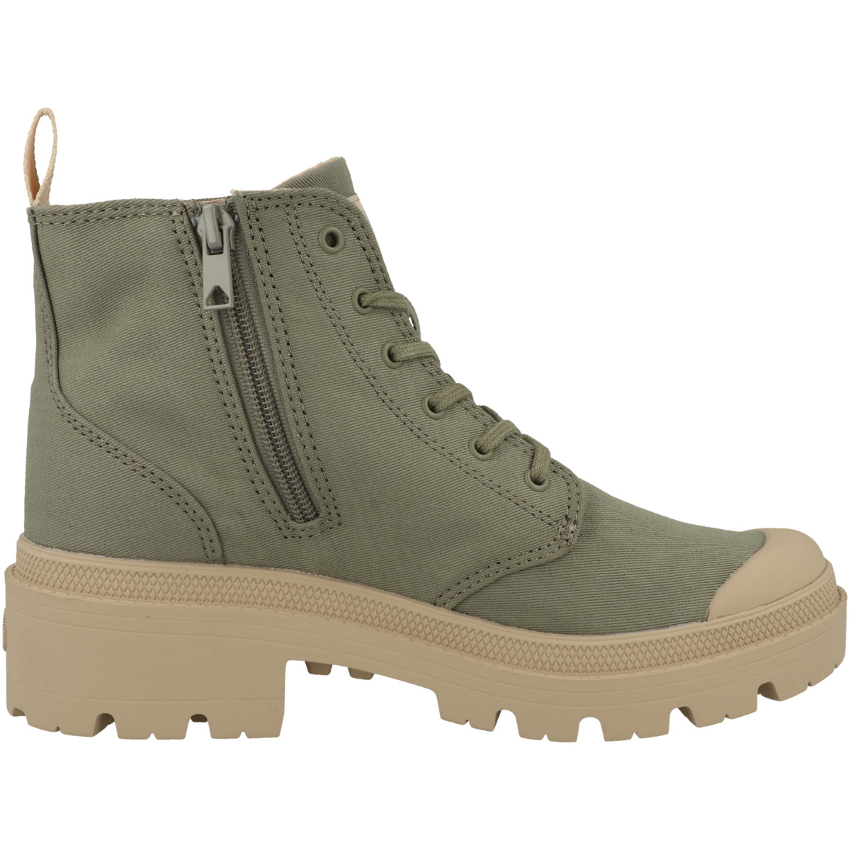 Palladium Pallabase Twill Boots gruen