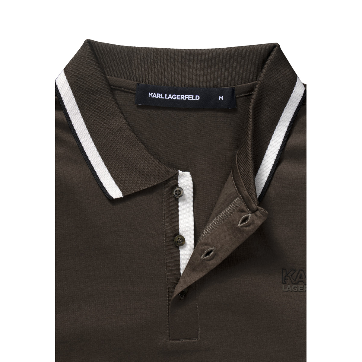 KARL LAGERFELD 745005 Poloshirt dunkelbraun