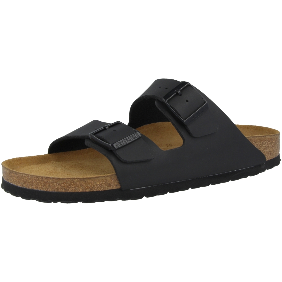 Birkenstock Arizona Birko-Flor Sandale Weichbettung schmal schwarz Birkenstock Arizona Birko-Flor Sandale Weichbettung schmal schwarz