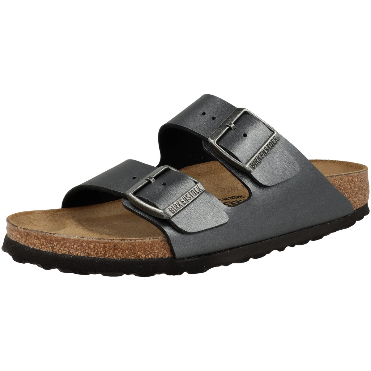 Birkenstock Arizona Birko-Flor Sandale schmal schwarz Birkenstock Arizona Birko-Flor Sandale schmal schwarz