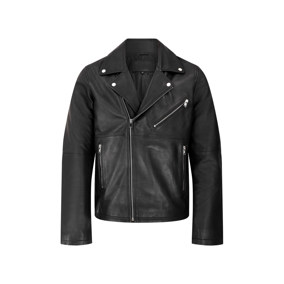 Bolongaro Trevor Ryder Biker Lederjacke schwarz