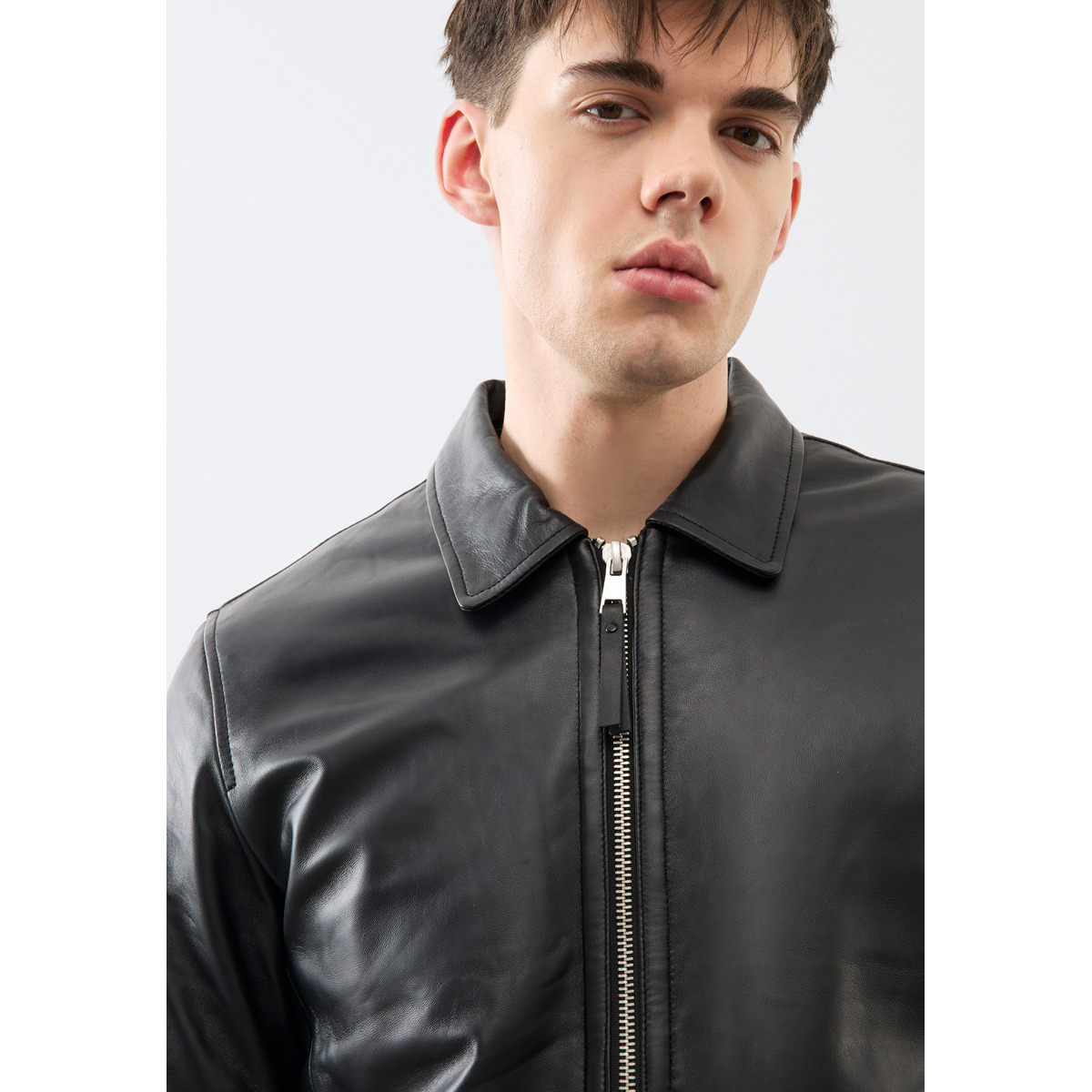 Bolongaro Trevor Tyler Jacket Lederjacke schwarz