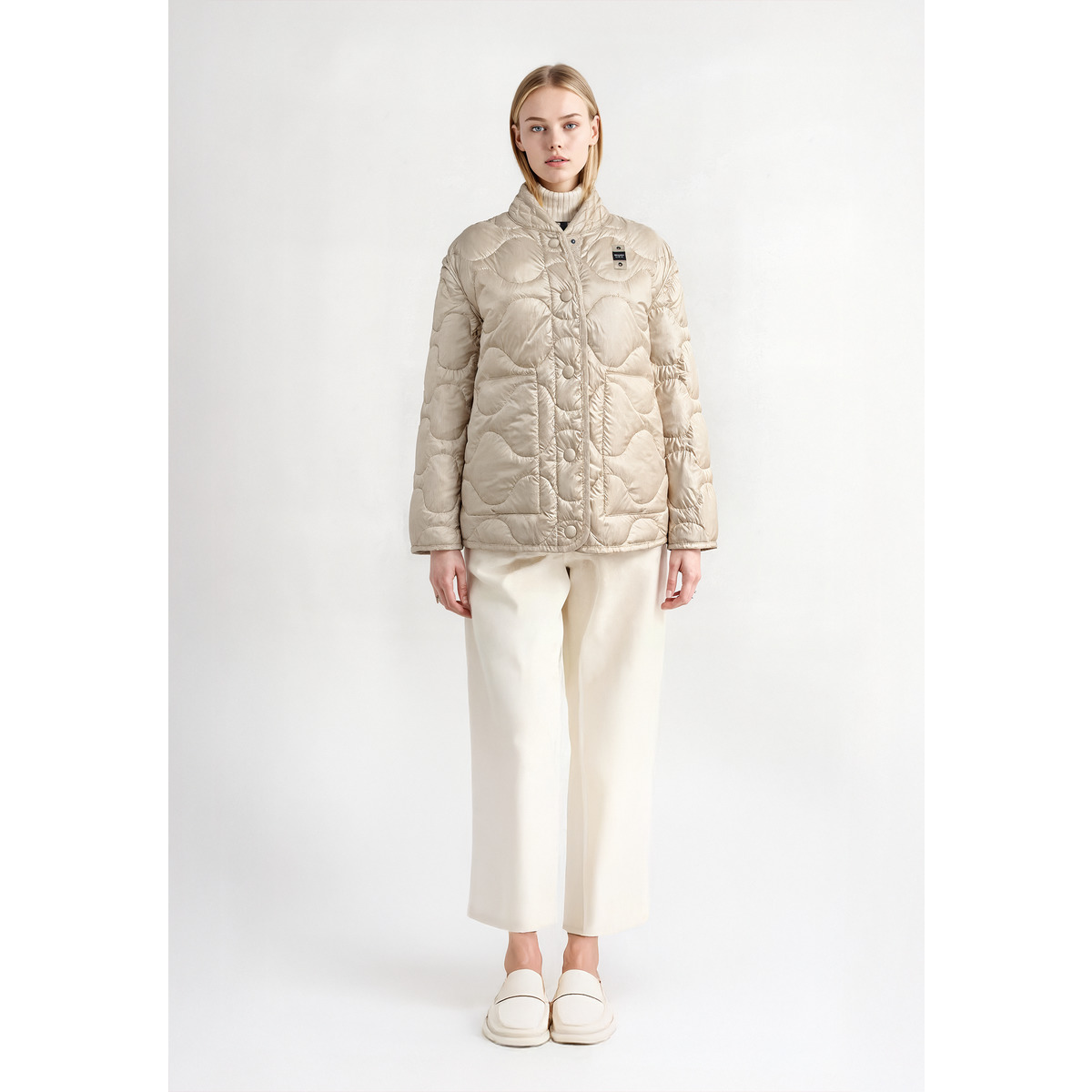 Blauer Marcy Steppjacke beige