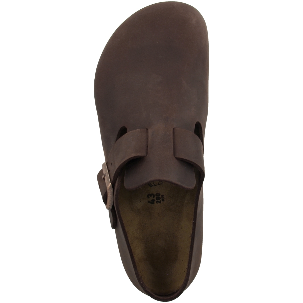 Birkenstock London geöltes Nubukleder Halbschuhe normal braun