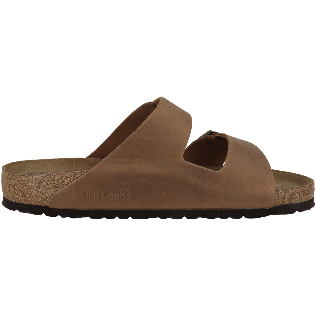 Birkenstock Arizona geöltes Naturleder Sandale normal braun