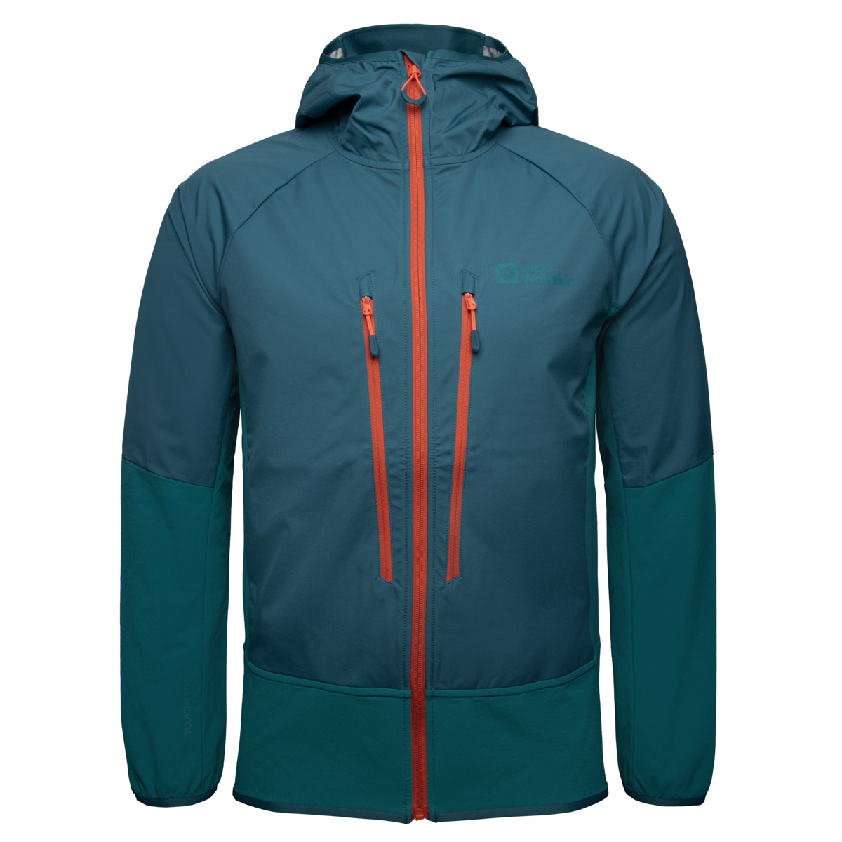 Jack Wolfskin Alpspitze Hoody Jkt M Softshelljacke blau