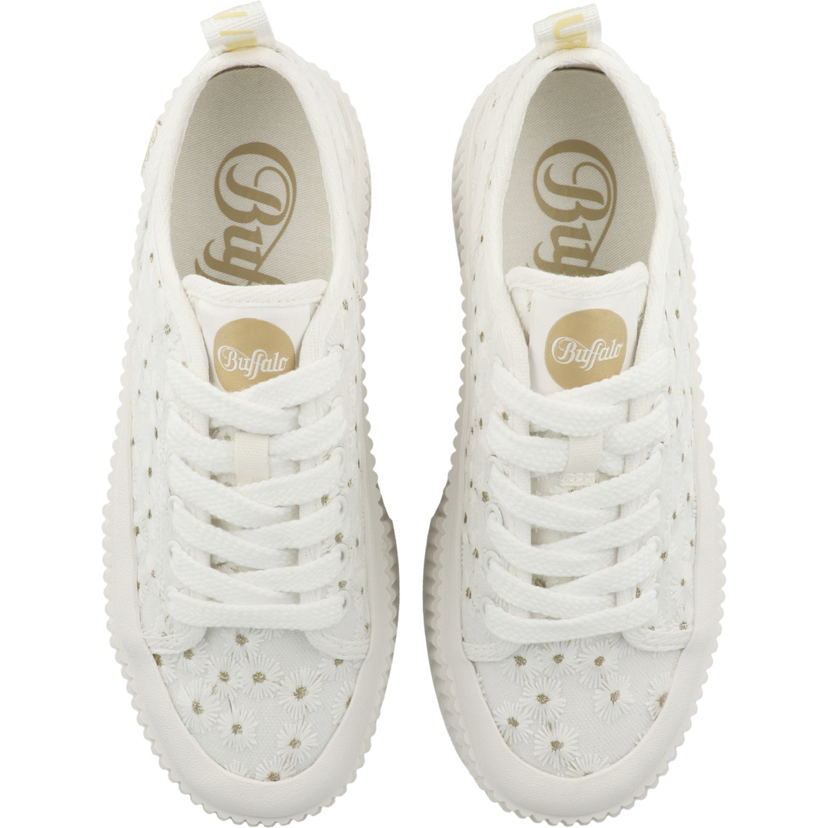 Buffalo Madison Low Bloom Sneaker low weiss