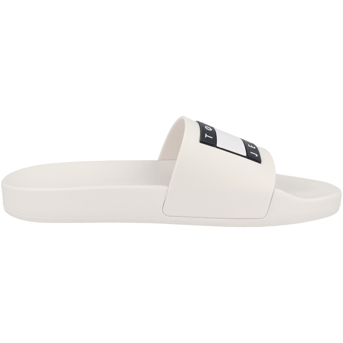 Tommy Hilfiger Tommy Jeans Flag Pool Slide Essentials Badelatschen creme Tommy Hilfiger Tommy Jeans Flag Pool Slide Essentials Badelatschen creme